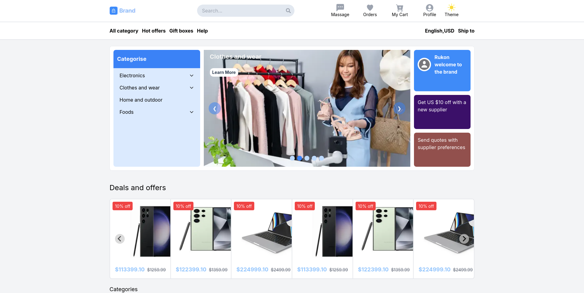Brand - Online Marketplace